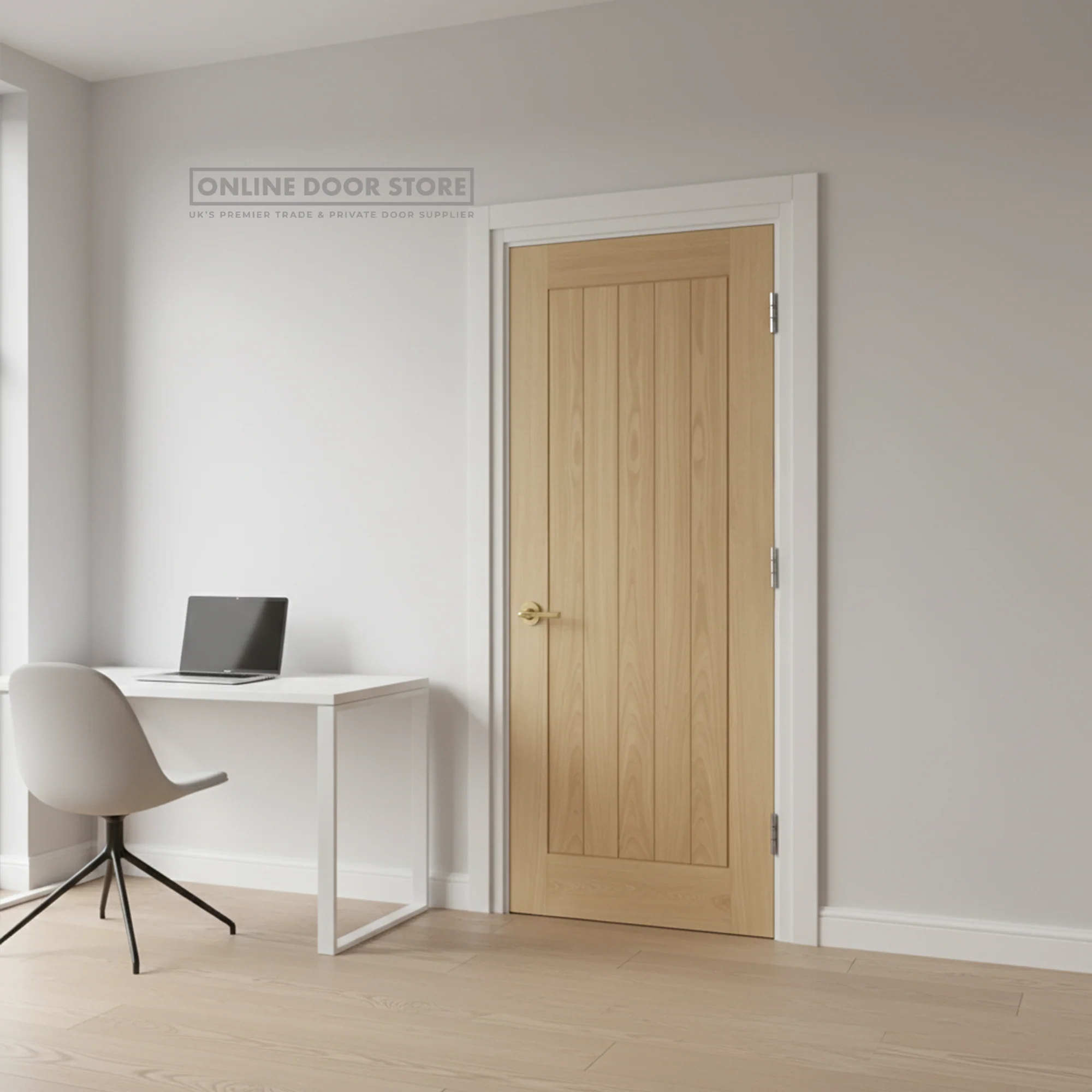 Aster Cheshire Prefinished Oak Internal Door - Image 3