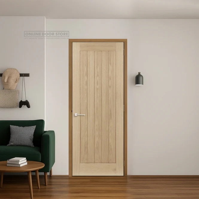 Aster Cheshire Unfinished Oak Internal Door - Image 4