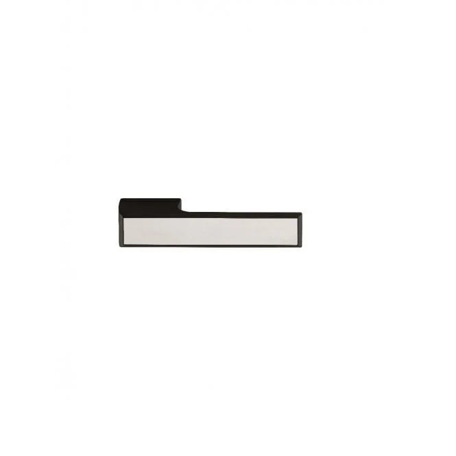 Atlantic Tupai Rapido VersaLine Tobar Designer Lever on Long Rose - Polished Stainless Steel Decorative Plate - Matt Black