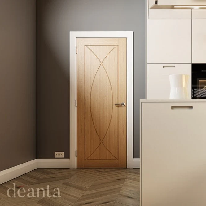Deanta Amalfi Pre-Finished Oak Internal Door - Image 3