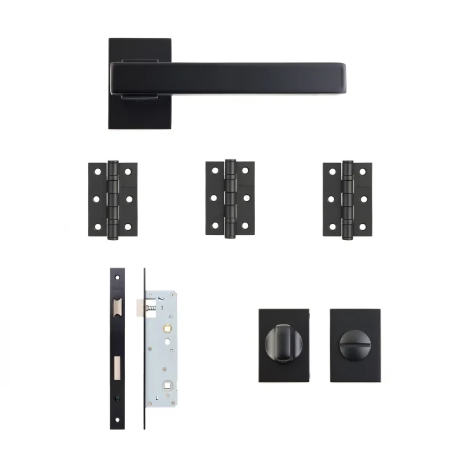 Deanta Argo Urban Bathroom Kit - Matt Black