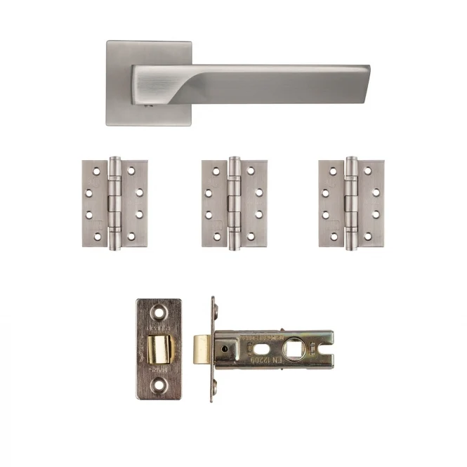 Deanta Athens Latch Kit Satin Nickel - FD30