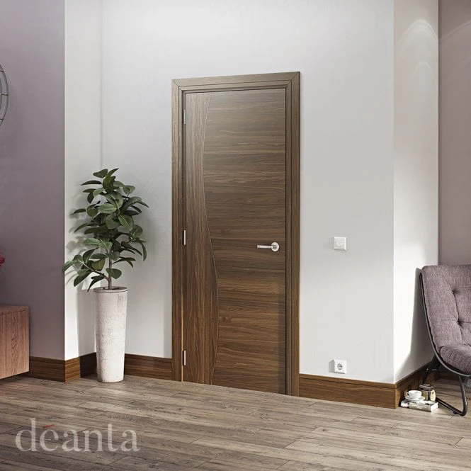Deanta Cadiz Prefinished Walnut Internal Door - Image 3