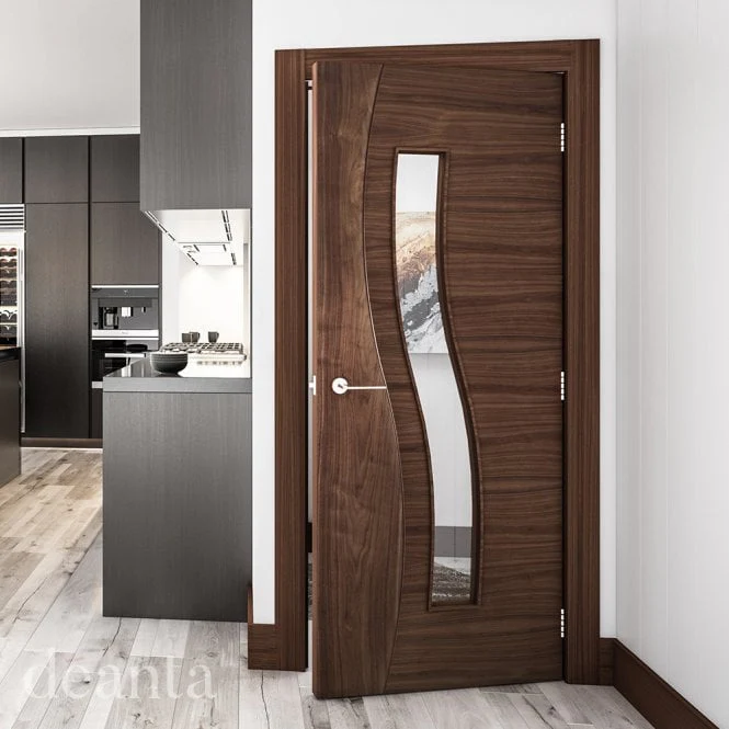 Deanta Cadiz Prefinished Walnut Internal Glazed Door - Image 3