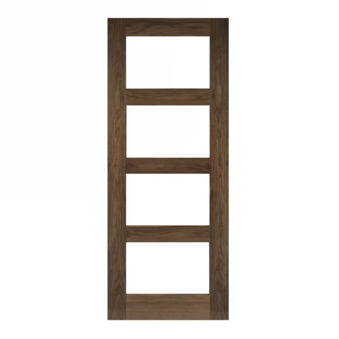 Deanta Coventry Prefinished Walnut Glazed FD30 Fire Door
