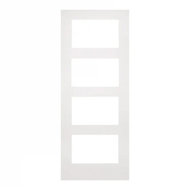 Deanta Coventry White Primed Glazed FD30 Fire Door