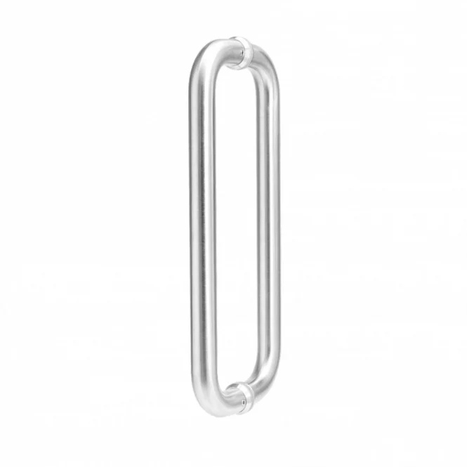 Deanta D-Pull Handle Satin Steel 22mm - Pair - Image 3