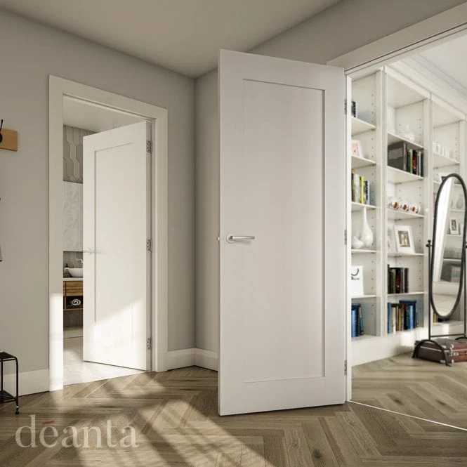 Deanta Denver White Primed Internal FD30 Fire Door - Image 3