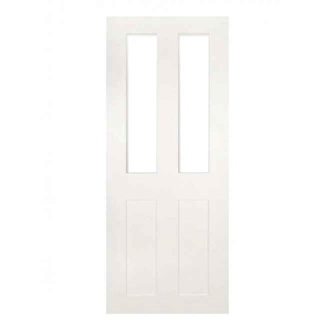 Deanta Eton White Primed Internal Glazed Door