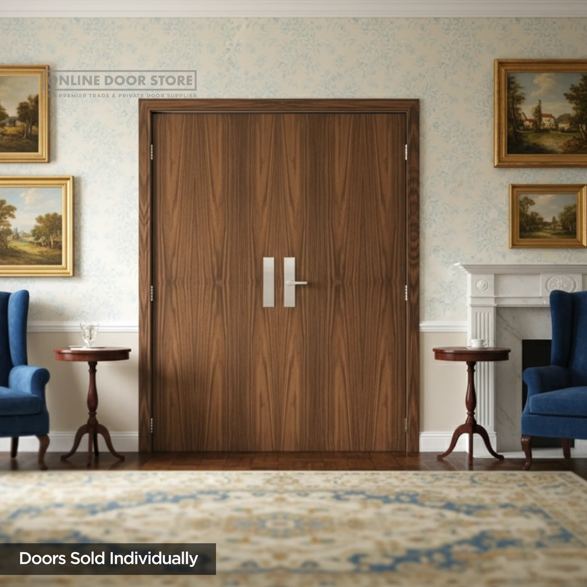 Deanta Flush Prefinished Walnut Internal Door - Image 3