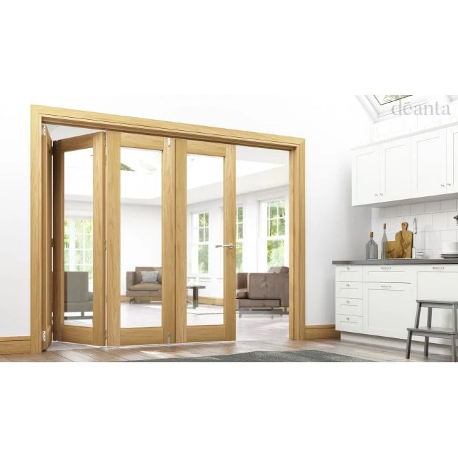 Deanta Folding System - Bifold Frame Kit Prefinished Walnut - Image 5