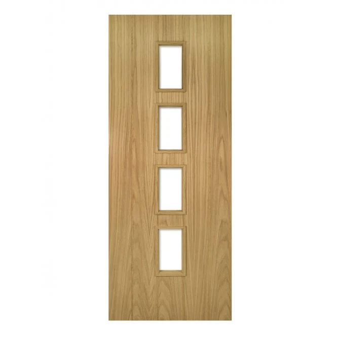 Deanta Galway Unfinished Oak Internal Glazed Door