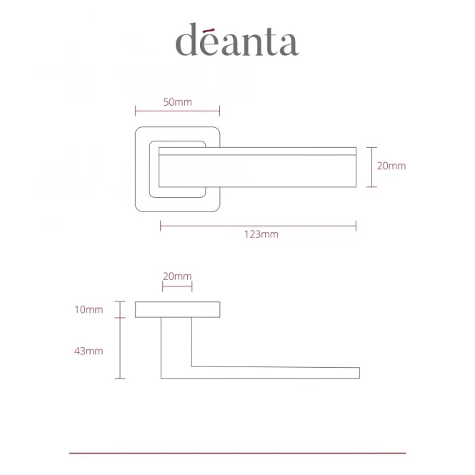 Deanta Invictus Matt Satin Black Handle - Image 2