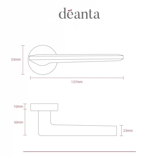 Deanta Ithaca Bathroom Kit Satin Nickel -FD30 - Image 2