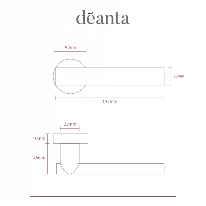 Deanta Olympia Bathroom Kit Matt Antique Brass - Image 2