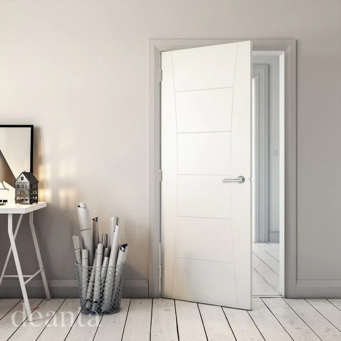 Deanta Pamplona White Primed FD30 Fire Door - Image 3