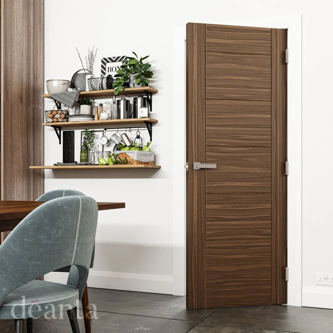 Deanta Seville Prefinished Walnut Internal Door - Image 3