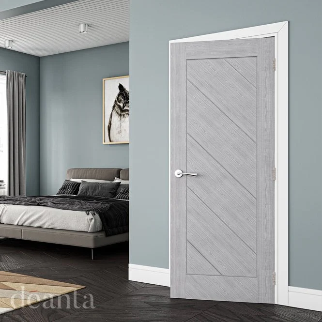 Deanta Torino Light Grey Ash Internal Door - Image 3