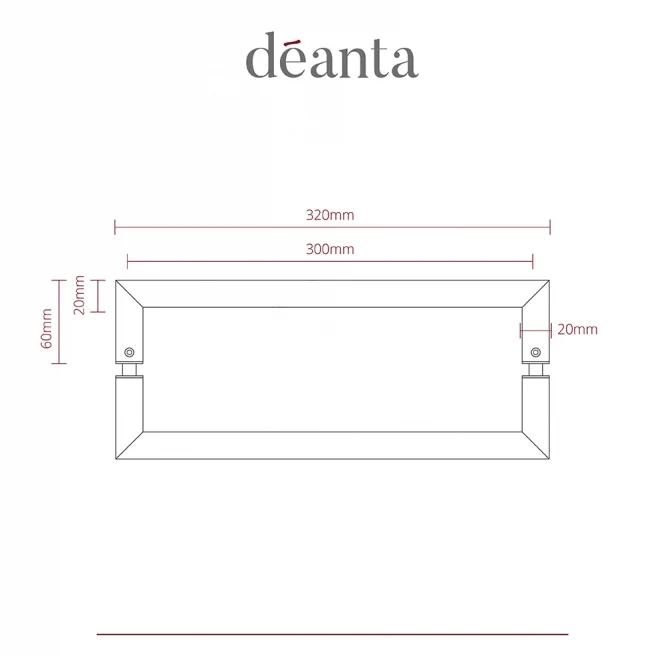 Deanta Urban Pull Handle Matt Black - Pair - Image 2