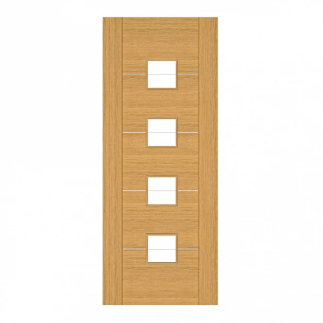 Deanta Valencia Prefinished Oak Internal Glazed Door