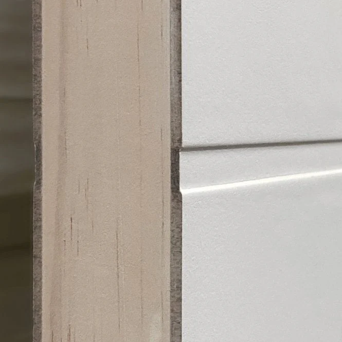 JB Kind 4 Line Horizontal White Primed Internal Door - Image 4