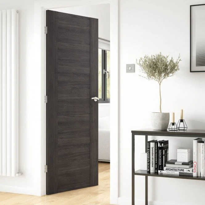 JB Kind Alabama Dark Grey Laminated Internal FD30 Fire Door - Image 3