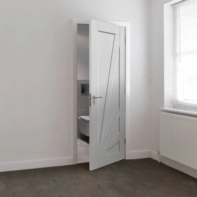 JB Kind Aurora White Primed Internal Door - Image 3