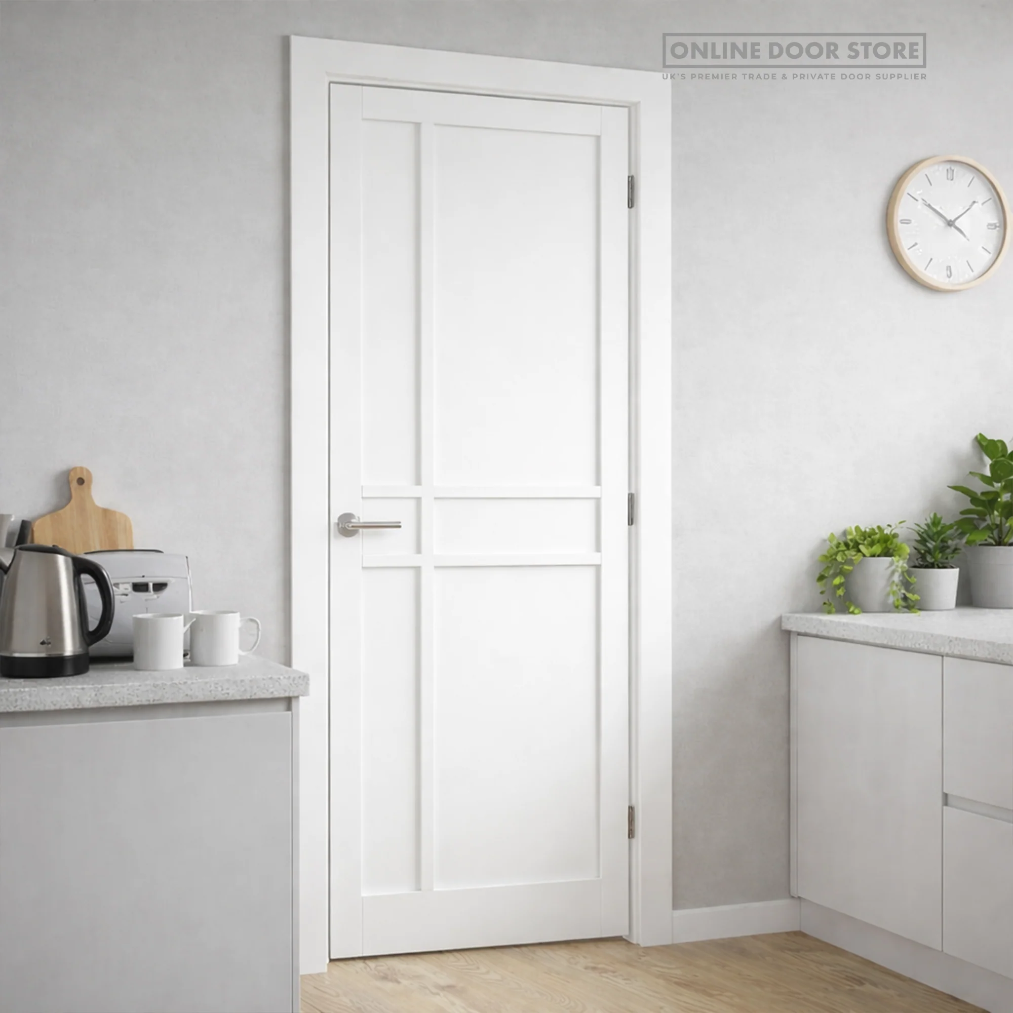 JB Kind City White Internal Door - Image 2