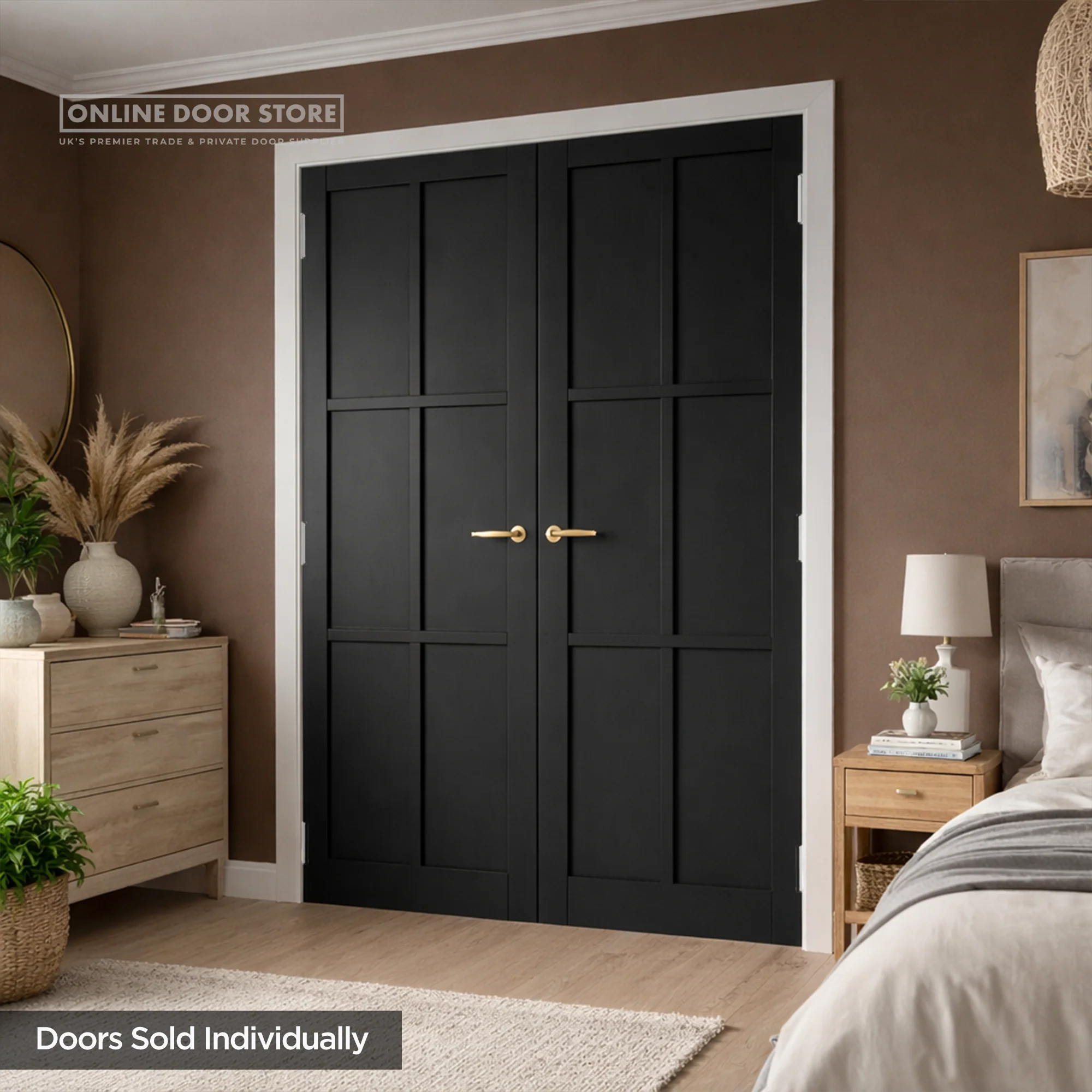 JB Kind Civic Black Internal Door - Image 3