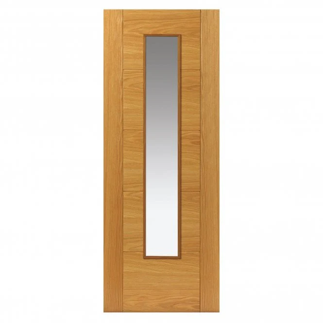 JB Kind Emral Oak Clear Internal Glazed Door