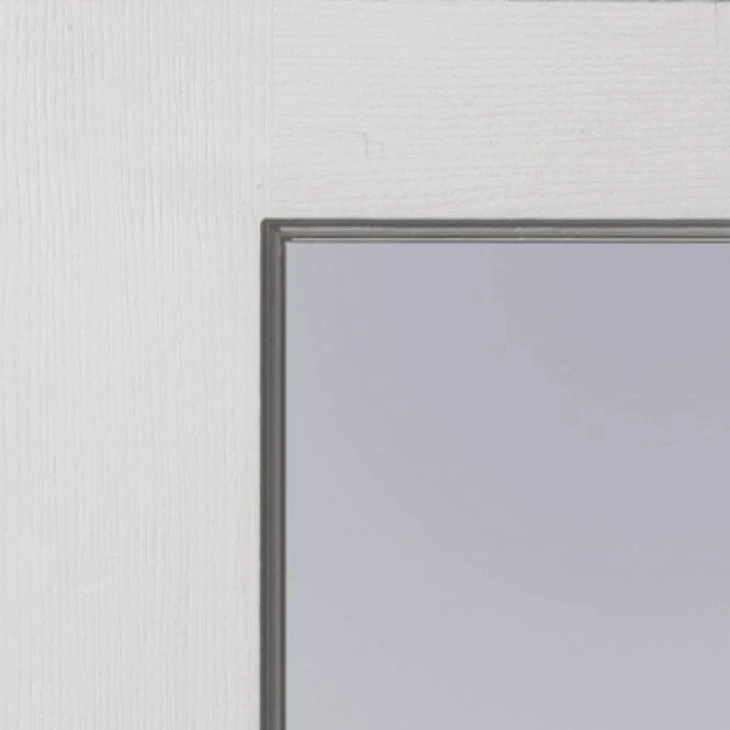 JB Kind Faro White Primed Clear Internal Glazed Door - Image 4