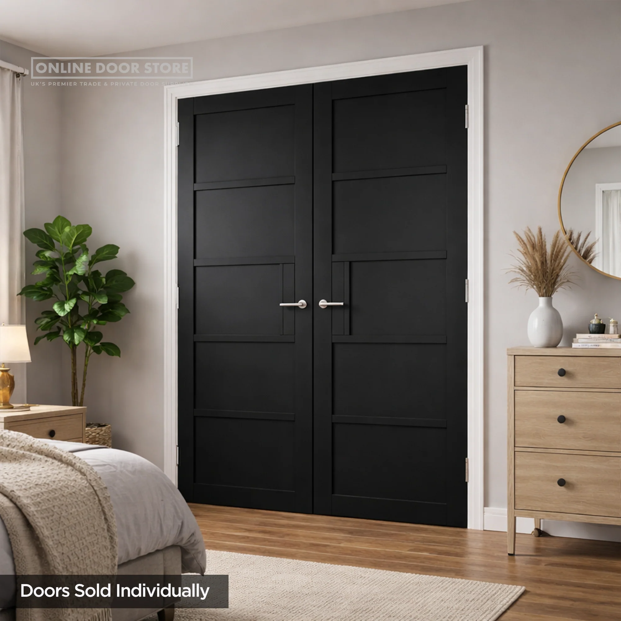JB Kind Metro Black Internal Door - Image 3