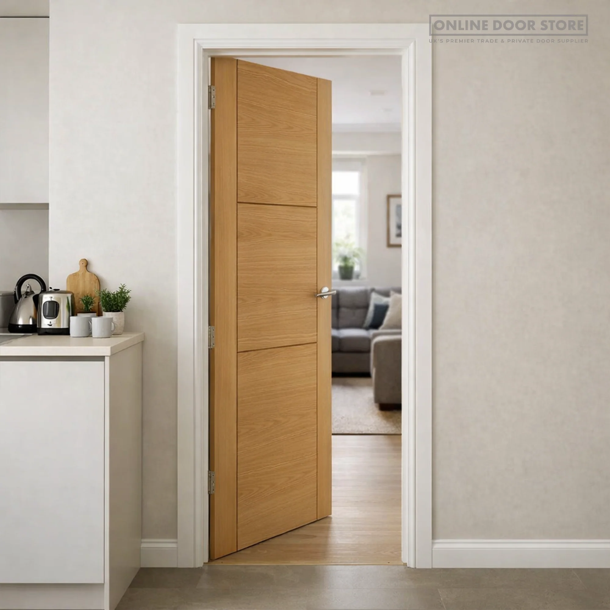JB Kind Mistral Oak Internal Door - Image 2