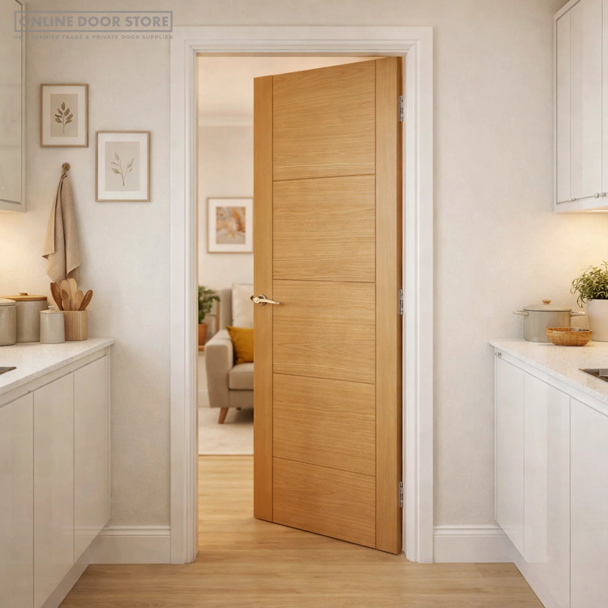 JB Kind Mistral Oak Internal FD30 Fire Door - Image 2