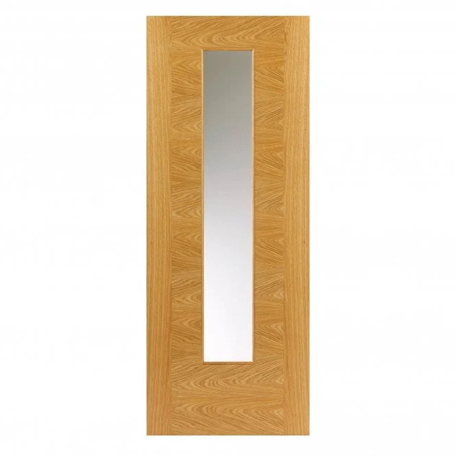 JB Kind Ostria Oak Clear Internal Glazed Door