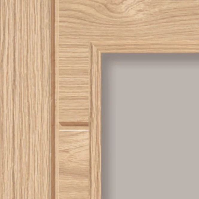 JB Kind Palomino Oak Clear Internal Glazed Door - Image 4
