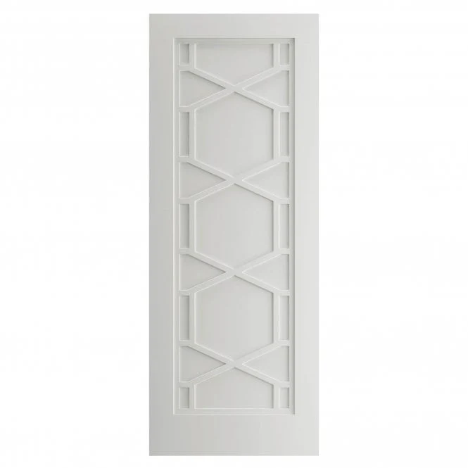 JB Kind Quartz White Primed Internal Door