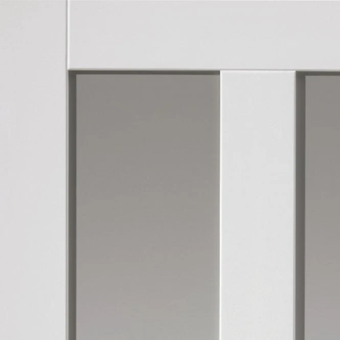 JB Kind Rushmore White Clear Internal Glazed Door - Image 4