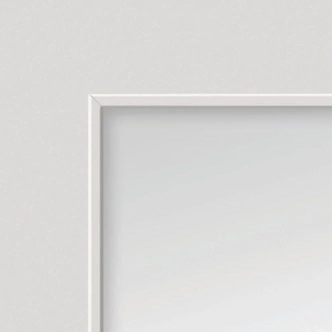 JB Kind Thames White 1/2 Light Clear Glazed Door - Image 4