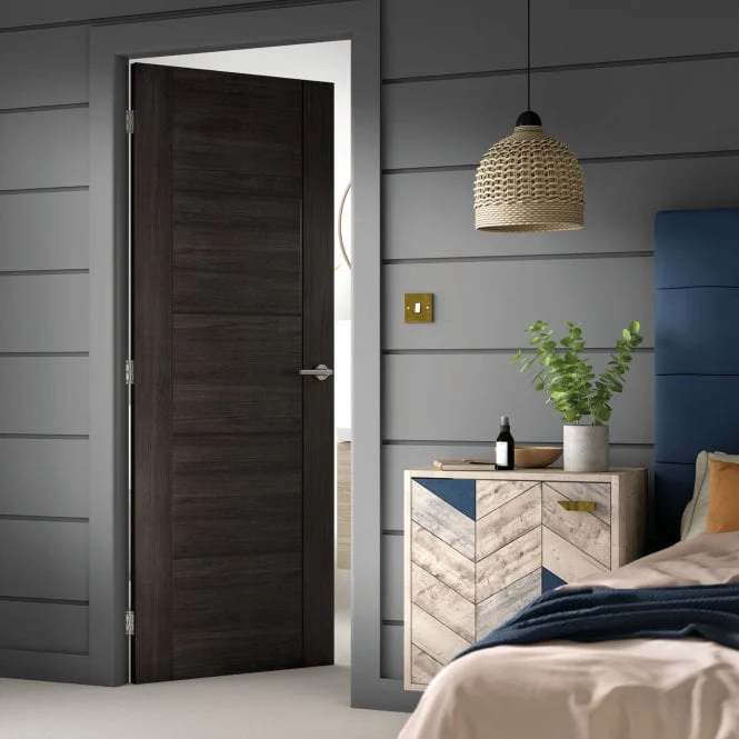 JB Kind Tigris Dark Grey Laminated Internal FD30 Fire Door - Image 3