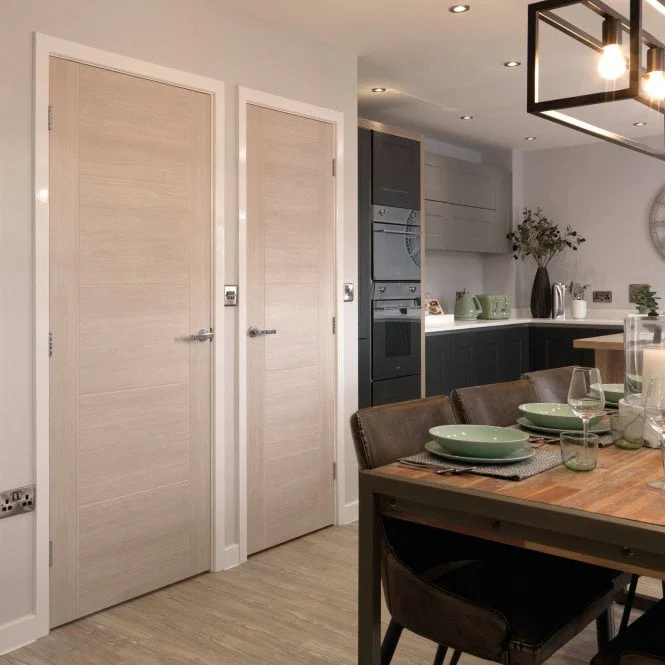 JB Kind Tigris Ivory Laminated Internal FD30 Fire Door - Image 3