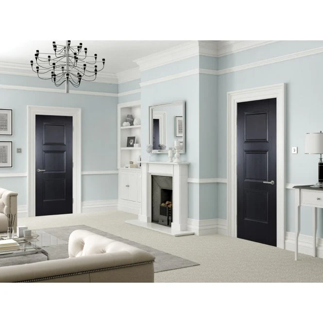 LPD Black Amsterdam FD30 Fire Door - Image 3