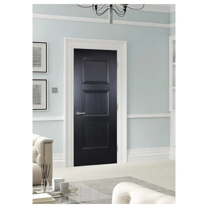 LPD Black Amsterdam FD30 Fire Door - Image 4