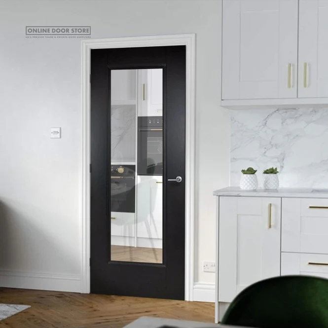 LPD Black Eindhoven 1-Light Internal Glazed Door - Image 3