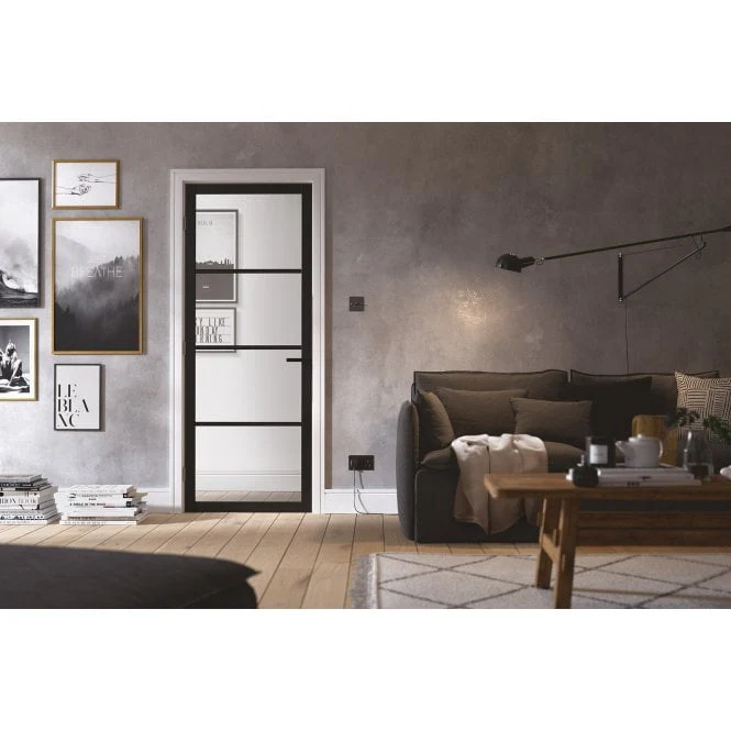 LPD Black Soho 4L Internal Glazed Door - Image 3
