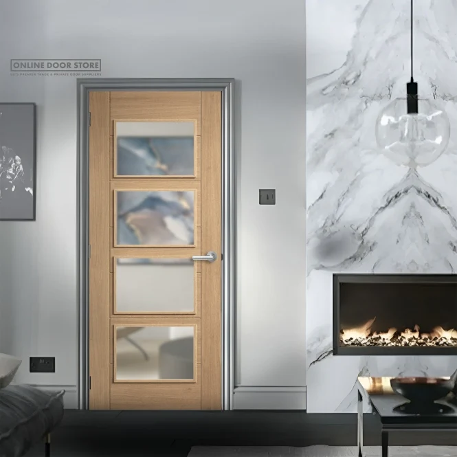LPD Carini Pre-finished 4 Light Internal Glazed Door - Image 3