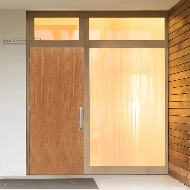 LPD Firecheck Blank Hardwood Lipped FD30 Fire Door - Image 3