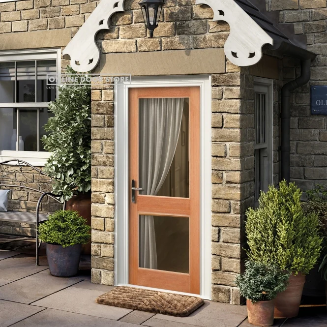 LPD Hardwood 2XGG M&T Unglazed External Door - Image 3