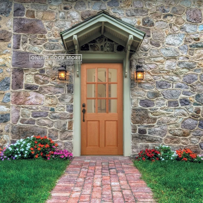 LPD Hardwood Georgia Dowelled Unglazed External Door - Image 3