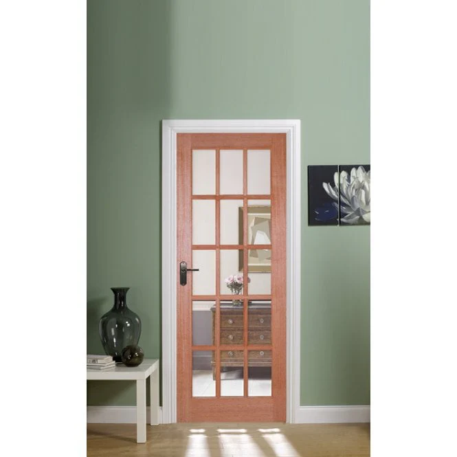 LPD Hardwood SA 15L M&T Clear Glazed External Door - Image 3